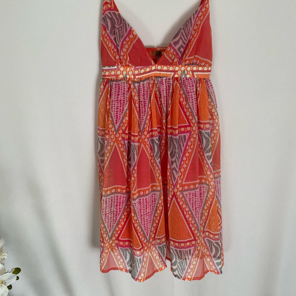Printed babydoll dress
